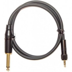 L6C-X2S Premium Replacement Cable for Line 6 X2, Shure, & Sennheiser Wireless Systems - Straight 1/4