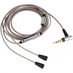 1 * 1.2 m Headphone Audio Cable with Mic for Sennheiser for IE 80 for IE80S for IE8 IE8i