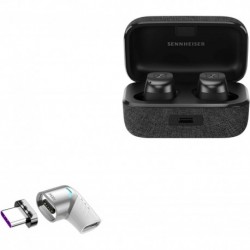 Adapter Compatible with Sennheiser Momentum True Wireless 3 - MagnetoSnap PD Angle Adapter, Magnetic