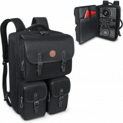 DJ Controller Backpack - DJ Mixer Case Compatible with Pioneer DJ DDJ 400 DJ Controller, DJ Headphon