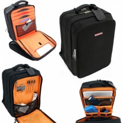 Remix DJ Backpack for DVS, Mobile, or Club Gig Set, Bag Carry Laptop, Stand, Midi Controller, Tablet