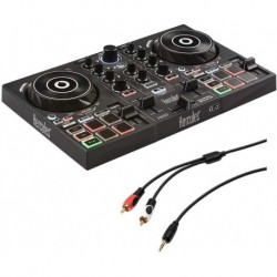 DJ Control Inpulse 200 with /8" Stereo Mini to Dual RCA Y-Cable (6') Bundle