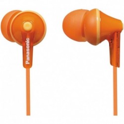 RP-HJE125E Wired Earphones - Wired, Orange (RP-HJE125-D)