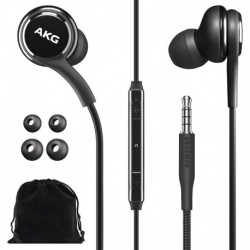 AKG Wired Earbuds Original 3.5mm in-Ear Earbud Headphones with Remote & Microphone for Music, Phone