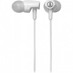 ATH-CLR100iSWH SonicFuel In-Ear Headphones with In-Line Mic & Control, White