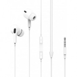 Earbuds Headphones with Microphone, Wired Stereo Earphones, 3.5mm Jack in-Ear Headphones with Built-