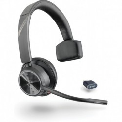 Voyager 4310 UC Wireless Headset (Plantronics) - Single-Ear Bluetooth Headset w/Noise-Canceling Mic