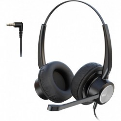 2.5mm Headset with Microphone Noise Cancelling Corded Call Center Telephone Headset for Office Phone