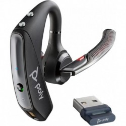 by Poly Voyager 5200 UC Wireless Headset & Charging Case - Single-Ear Bluetooth Headset w/Noise-Canc