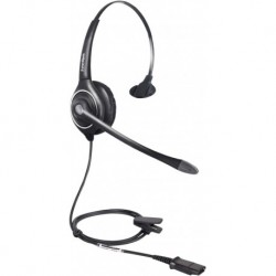 HD253 Headset with Noise Cancelling Microphone with QD(Quick Disconnect),Compatible and Plantronics