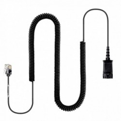 Headset Adapter Cable Compatible with Plantronics and VoiceJoy Headsets - Connects to All Cisco 6000