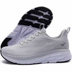 Men's Road Running Walking Shoes | Max Cushioned Comfort | Durable Non-Slip | Breathable Athletic Te