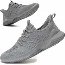 Mens Casual Running Shoes Light Comfort Casual Sport Mesh Sneakers Work Gym Slip on Tennis Walking C