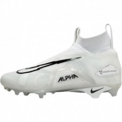 Alpha Menace Elite 3 White/Particle Grey/Opti Yellow/Black Mens Football Cleat.