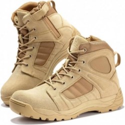 Tactical Boots for Men Side Zipper Lightweight Comfortable Military Hiking Boots(BMP110)