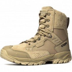 Men's Military Tactical Boots, Lightweight 6 Inches Combat Boots, Durable EDC Outdoor Work Boots