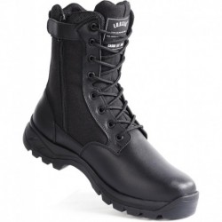 Men's Military Tactical Boots with Side Zipper, Puncture Resistant Work Boots, Desert Combat Boots,