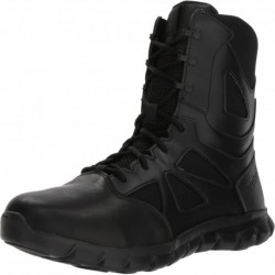 Men's Rb8805 Sublite Cushion Soft Toe 8" Tactical Boot with Side Zipper Black Military