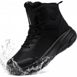 Military Tactical Boots Men Women Waterproof 6 Inches Lightweight Durable Side-Zip Combat Boots Work