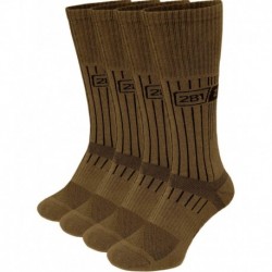 Army Demi Season Breathable Over The Calf Uniform Boot Socks (Coyote Brown)