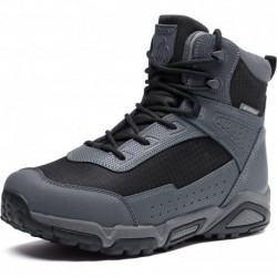 Men's Water-Resistant Work Boots Lightweight Tactical Boots Non-Slip Hiking Boots for Men