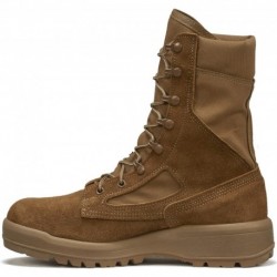 Belleville C390 8 Inch Hot-Weather Combat Boots for Men - Active-Duty Army OCP ACU Coyote Brown Leat