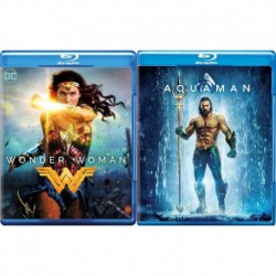 DCU 2-Blu-ray Bundle - Wonder Woman (Blu-ray) & Aquaman (Blu-rayl) 2-Movie Bundle