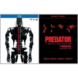 10 Film Favorites : Terminator 6-Film Collection + Predator 1-4 Movie Collection (Arnold Schwarzeneg