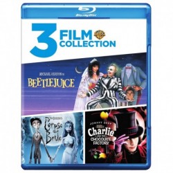 Beetlejuice / Charlie and the Chocolate Factory / Tim Burton's Corpse Bride (Triple Feature) [Blu-ra