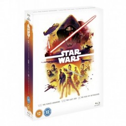 Star Wars Sequel Trilogy Box Set Blu-ray (Episodes 7-9) [2022] [Region Free]