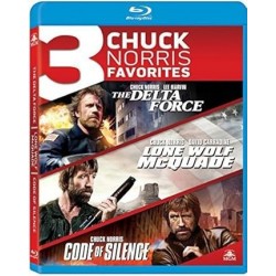 3 Chuck Norris Favorites: The Delta Force / Lone Wolf McQuade / Code of Silence [Blu-ray]