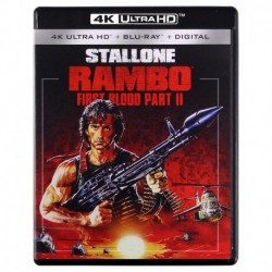 RAMBO: FIRST BLOOD PART II 4K Ultra HD + Blu-ray + Digital [4K UHD]