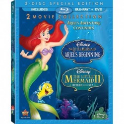 The Little Mermaid II and Ariel's Beginning 2-Movie Collection (Blu-ray + 2-Disc DVD)