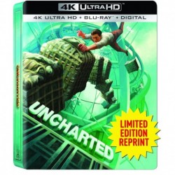 Uncharted (Limited Edition Steelbook) [4K UHD + Blu-ray + Digital]