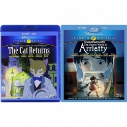 The Cat Returns / Secret World Of Arrietty 4 Disc Blu Ray Set (Disney And Studio Ghibli) Starring: A