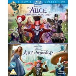 Alice In Wonderland / Alice Through The Looking Glass [Blu-Ray]