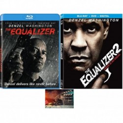 The Equalizer One 1 & Two 2 (2 Blu Ray Set Widescreen) Denzel Washington Includes Movie Set Camera A