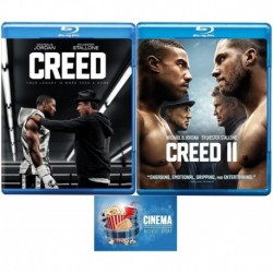 Creed 1 One & Creed 2 Two Michael B Jordan Sylvester Stallone 2 Blu Ray Set Includes Cinema Movie Ti