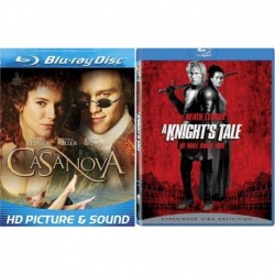 Casanova Blu Ray / A Knights Tale Blu ray (Heath Ledger Double Feature)