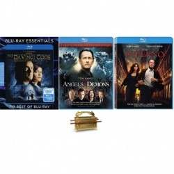 The Davinci Code Trilogy The DaVinci Code Angels & Demons Inferno Tom Hanks 3 Blu Ray Set Includes A