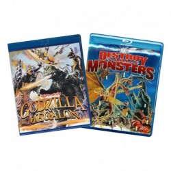 Godzilla Vs. Megalon / Destroy all Monsters (Two-Pack) [Blu-ray]