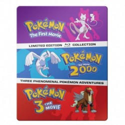 Pokémon: The Movies 1-3 Steelbook Blu-ray Collection