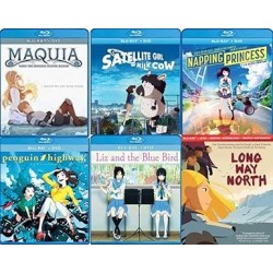 Shout Animated 6-Movie Collection-Maquia When The Promised Flower Blooms/ Long Way North/ Liz and th