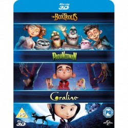 Laika 3D Boxset- Paranorman/ Coraline/ Boxtrolls [Blu-ray] [2015] [Region Free]