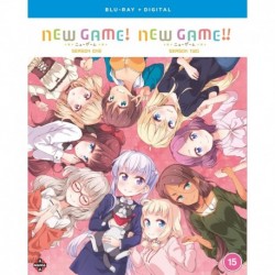 NEW GAME! + NEW GAME!! - Seasons 1 and 2 - Blu-ray + Free Digital Copy