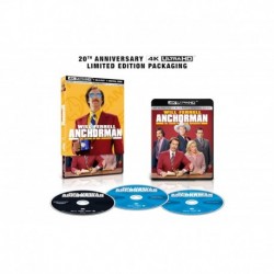 Anchorman: The Legend of Ron Burgundy [4K UHD + Blu-Ray + Digital Copy]