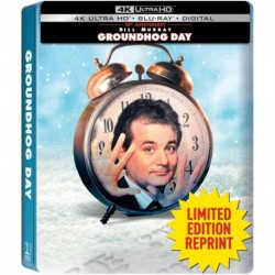 Groundhog Day 30th Anniversary SteelBook (4K Ultra HD + Blu-ray + Digital) [4K UHD]