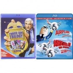 Leslie Nielson 5-Movie Comedy Collection - Naked Gun Trilogy + Airplane Movie Collection (Blu-ray 2-