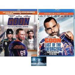 Hockey Blu Ray Double Feature Goon and Goon Last Of The Enforcers Includes Slap Shot Glossy Print Ar