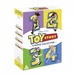 Toy Story 4-Movie Collection: Toy Story 1-4 Boxset With Bonus Disc (Region-Free Blu-ray)